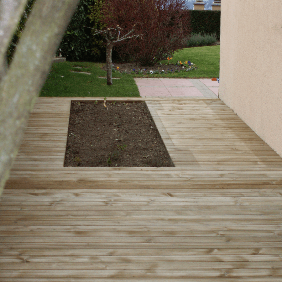 Planche avec Potager